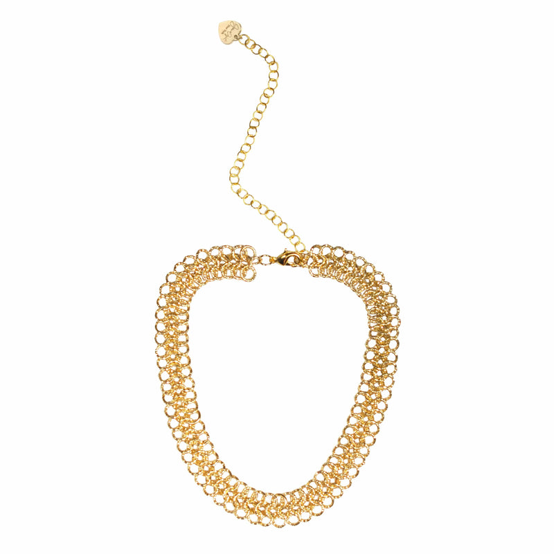 Gena Myint Necklace Gena Myint Gold Choker Necklace