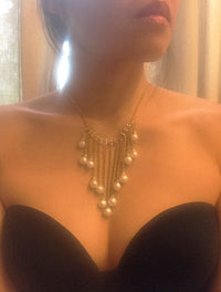 Gena Myint Necklace Gena Myint Pearl Droplet Necklace