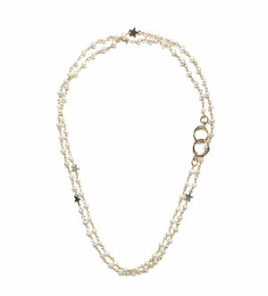 Gena Myint Necklace Gena Myint Pearl Star Convertible Mask Necklace