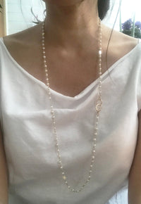 Gena Myint Necklace Gena Myint Pearl Star Convertible Mask Necklace