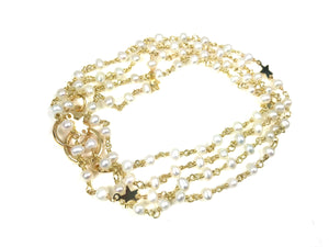 Gena Myint Necklace Gena Myint Pearl Star Convertible Mask Necklace