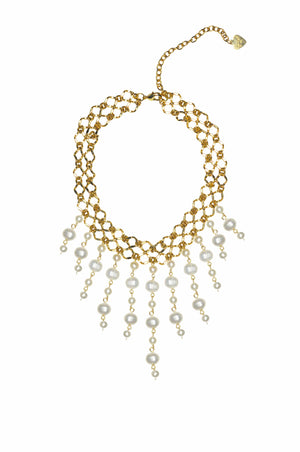 Gena Myint Necklace Gena Myint Pearl Statement Necklace