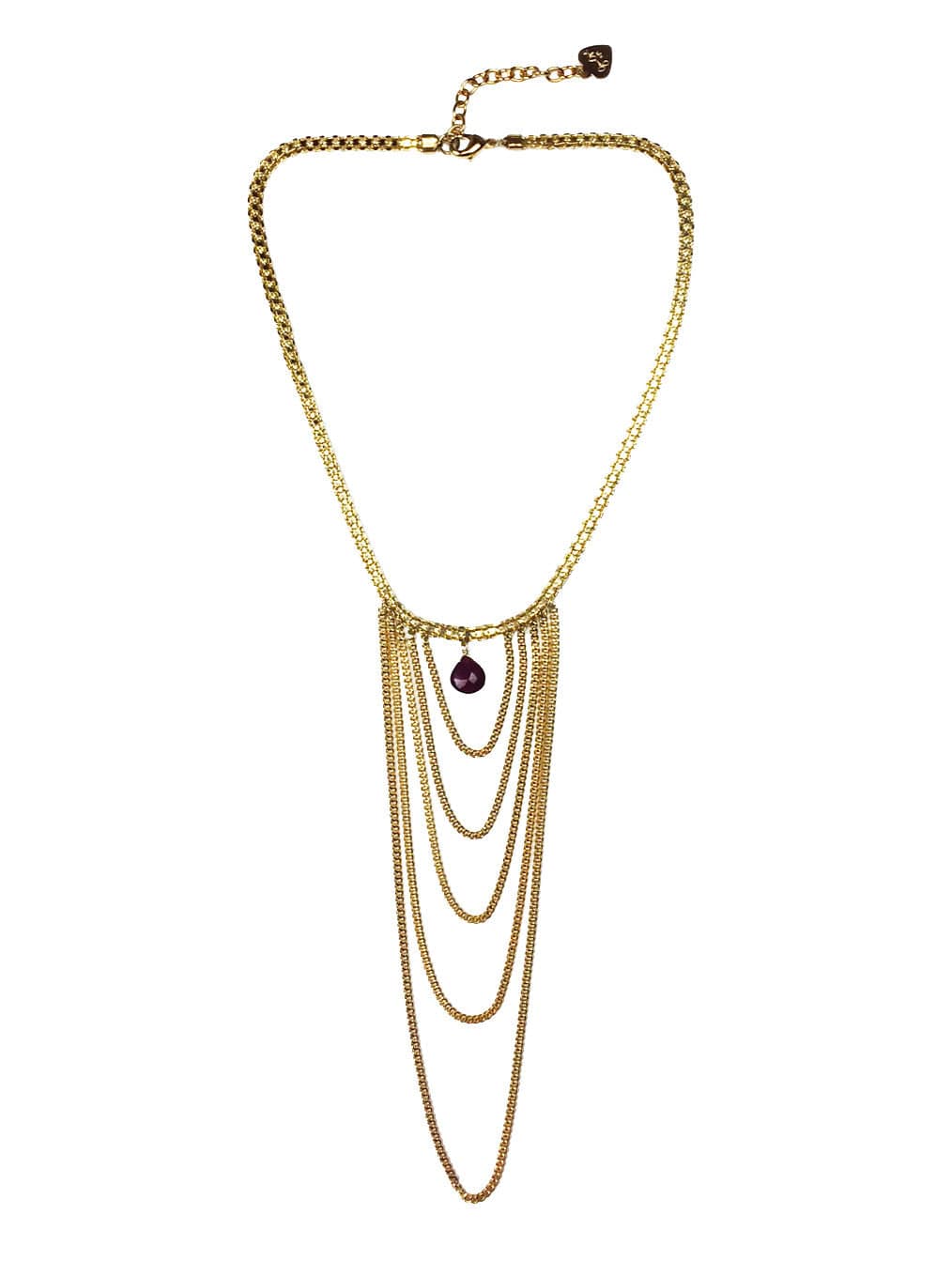 Gena Myint Necklace Gena Myint Ruby Swag Necklace