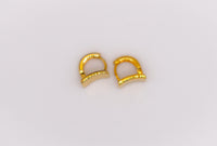 Le Réussi Earrings Gold Lock Earrings | Le Réussi