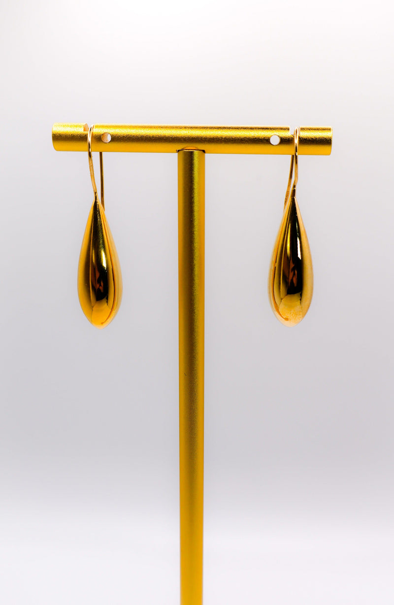 Le Réussi Earrings Italian Gold Tear Earrings | Le Réussi