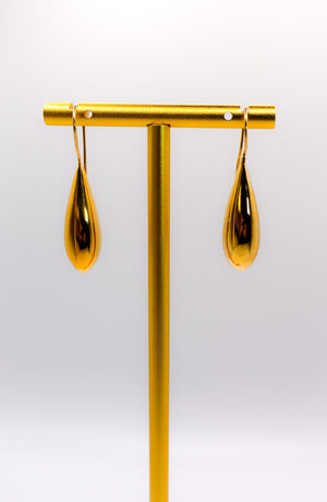 Le Réussi Earrings Italian Gold Tear Earrings | Le Réussi