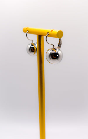 Le Réussi Earrings Italian Hanging Ball Silver Earrings | Le Réussi