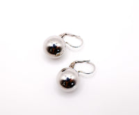 Le Réussi Earrings Italian Hanging Ball Silver Earrings | Le Réussi