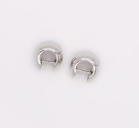 Le Réussi Earrings Italian Round Silver Earrings | Le Réussi
