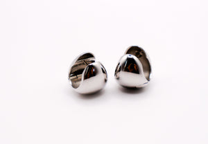 Le Réussi Earrings Italian Round Silver Earrings | Le Réussi