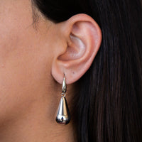 Le Réussi Earrings Italian Silver Tear Earrings | Le Réussi