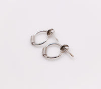 Le Réussi Earrings Italian Single Dot Silver Earrings | Le Réussi