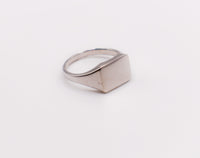 Le Réussi Ring Italian Rectangle Silver Ring | Le Réussi