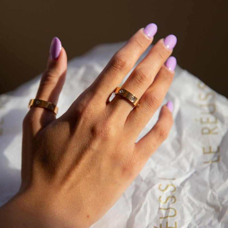 Le Réussi Rings Rose Gold Diamond Ring | Le Réussi