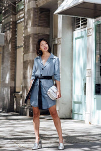 Le Réussi Women's Blazer Cielo Blue Blazer Dress | Le Réussi