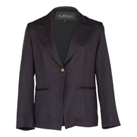 Le Réussi Women's Blazer Classy Charcoal Wool Blazer | Le Réussi