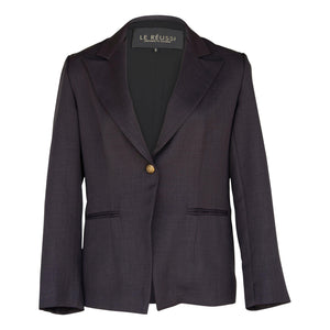 Le Réussi Women's Blazer Classy Charcoal Wool Blazer | Le Réussi