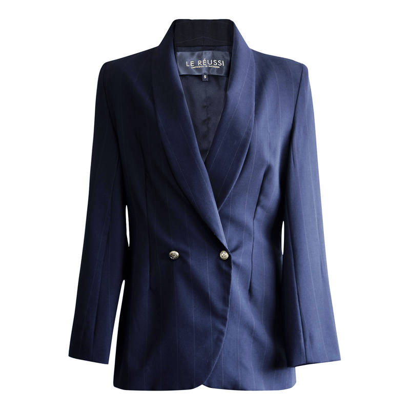 Le Réussi Women's Blazer S / Black Refined Suit Blazer