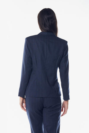 Le Réussi Women's Blazer S / Navy Classy Italian Wool Navy Blue Blazer | Le Réussi