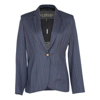 Le Réussi Women's Blazer S / Navy Classy Italian Wool Navy Blue Blazer | Le Réussi