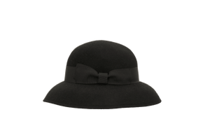 Le Réussi Women's Hat Black / Medium Cloche Black Hat | Le Réussi