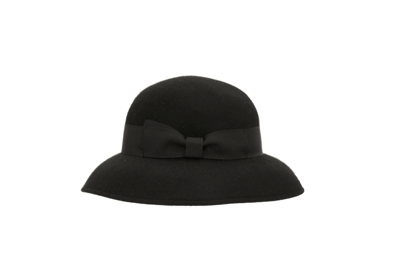 Le Réussi Women's Hat Black / Medium Cloche Black Hat | Le Réussi