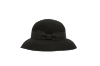 Le Réussi Women's Hat Black / Medium Cloche Black Hat | Le Réussi