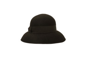 Le Réussi Women's Hat Black / Medium Cloche Black Hat | Le Réussi