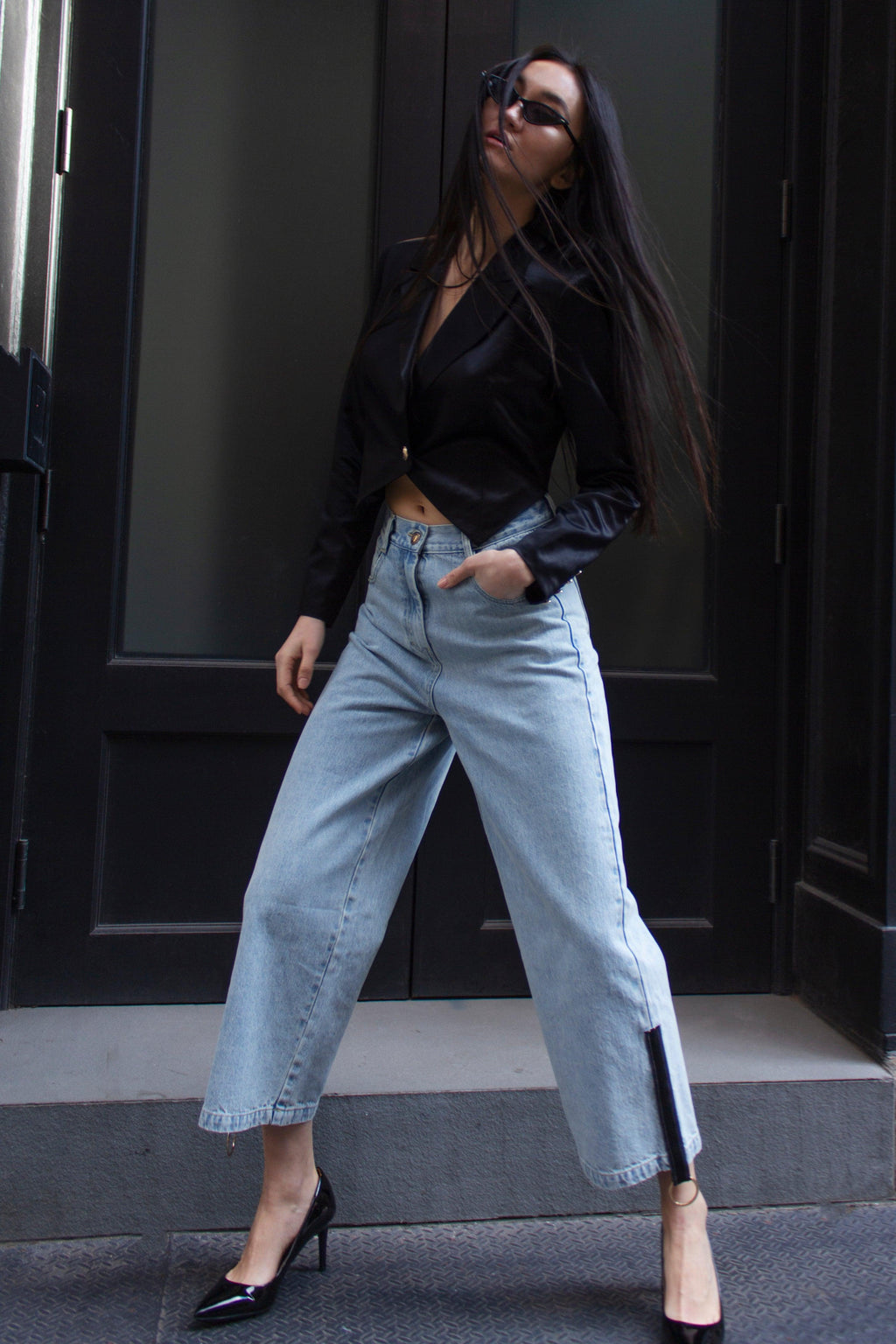 Le Réussi Women's Jean Demi Straight Cut Jeans
