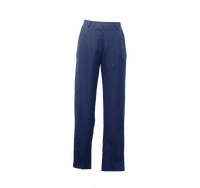 Le Réussi Women's Pants & Trousers Italian Wool Skinny Pants in Navy Blue | Le Réussi