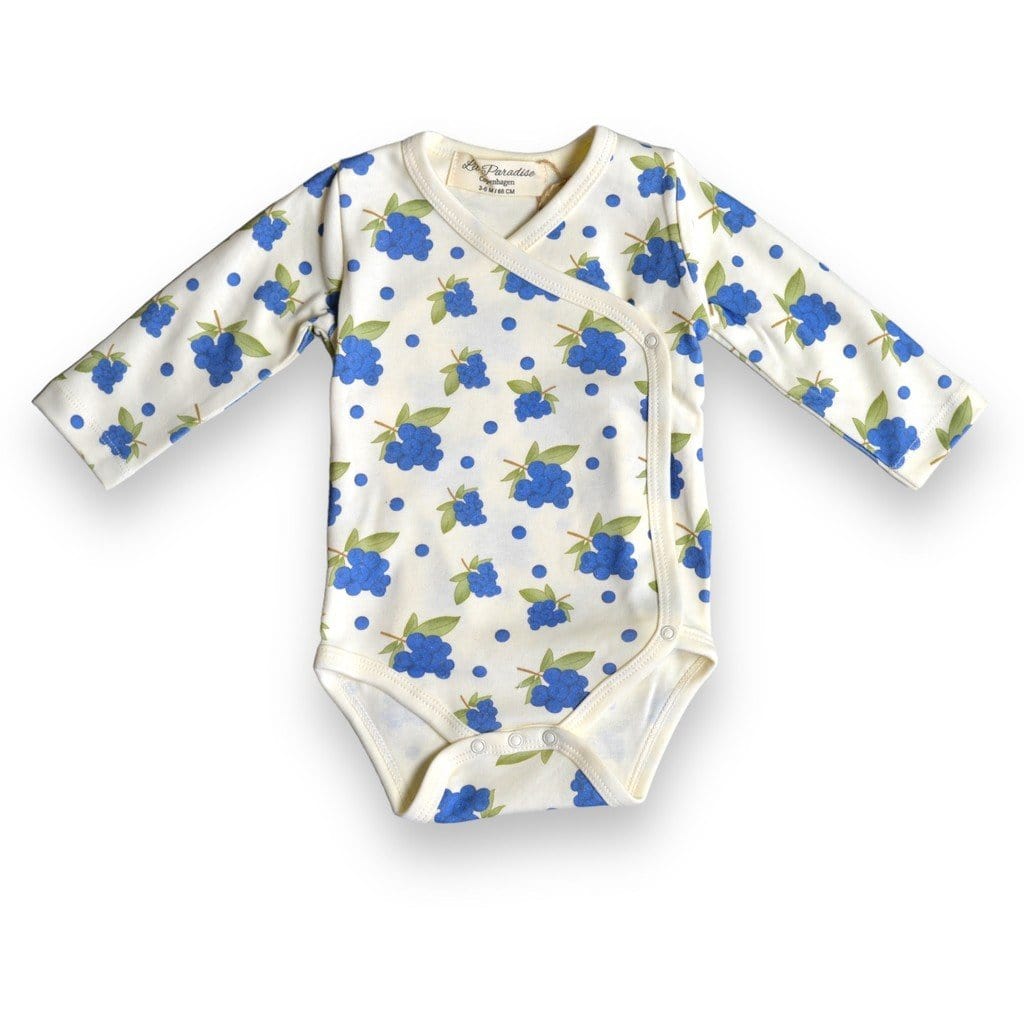 Lil' Paradise Copenhagen Kids & Babies - Mother & Kids - Boys' Baby Clothing - Clothing Sets 0-1m - 56cm Organic Blueberry Bodysuit