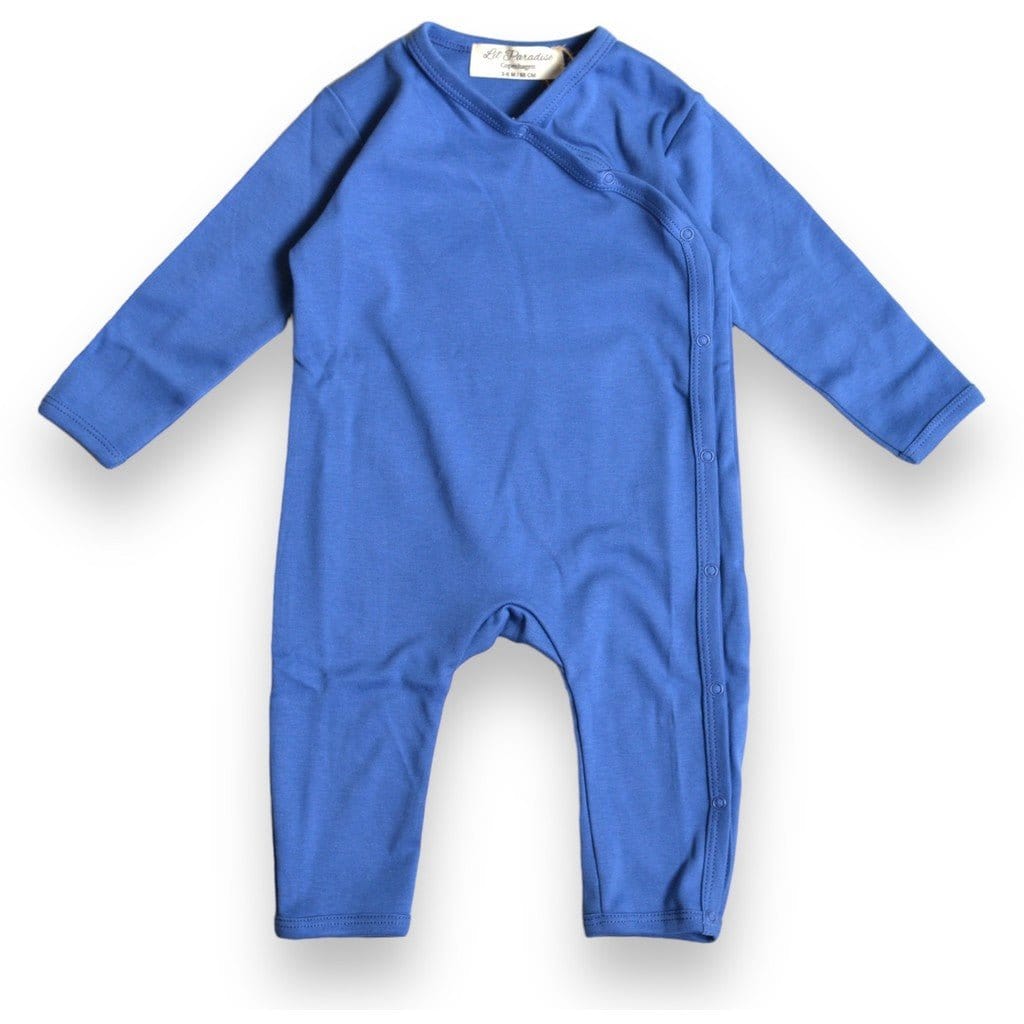 Lil' Paradise Copenhagen Kids & Babies - Mother & Kids - Boys' Baby Clothing - Clothing Sets 0-1m - 56cm Organic Sky Blue Jumpsuit