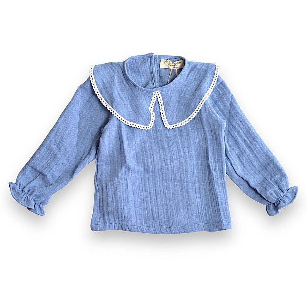 Lil' Paradise Copenhagen Kids & Babies - Mother & Kids - Boys' Baby Clothing - Clothing Sets 3-6m - 68cm Organic Blue Sky Blouse