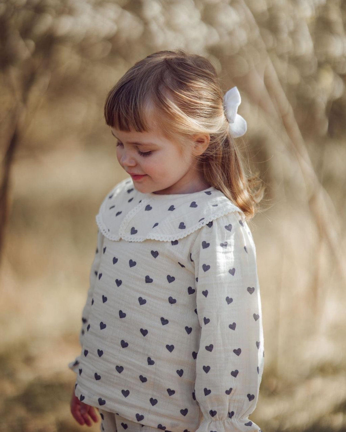 Lil' Paradise Copenhagen Kids & Babies - Mother & Kids - Boys' Baby Clothing - Clothing Sets 3-6m - 68cm Organic Heart Garden Blouse