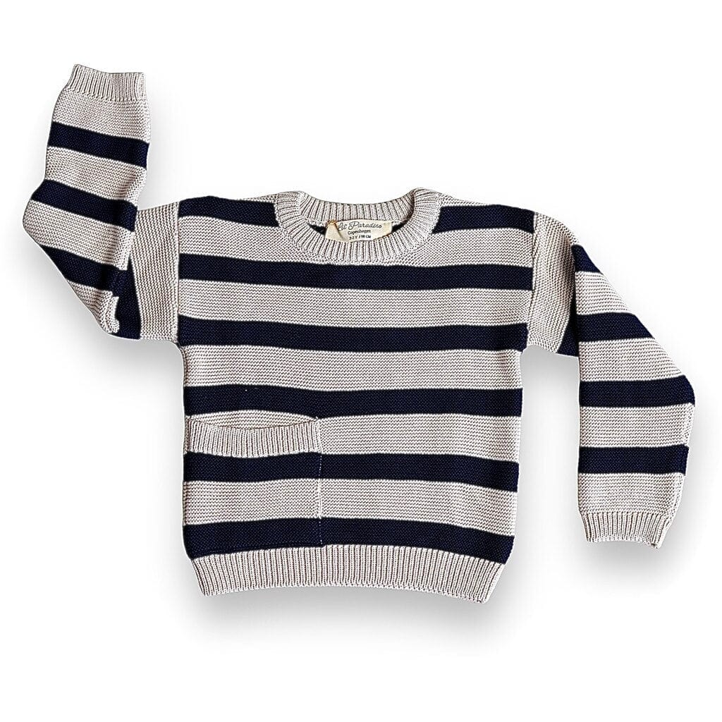 Lil' Paradise Copenhagen Kids & Babies - Mother & Kids - Boys' Baby Clothing - Clothing Sets 3-6m - 68cm Organic Sailor Striped Sweater