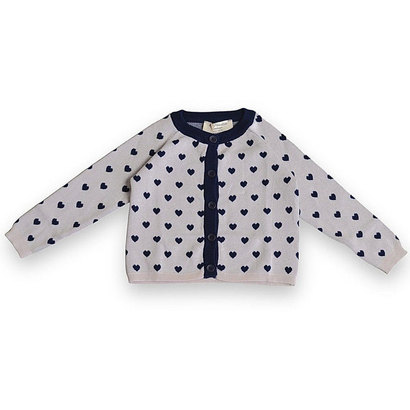Lil' Paradise Copenhagen Kids & Babies - Mother & Kids - Boys' Baby Clothing - Clothing Sets Organic Abby Heart Cardigan