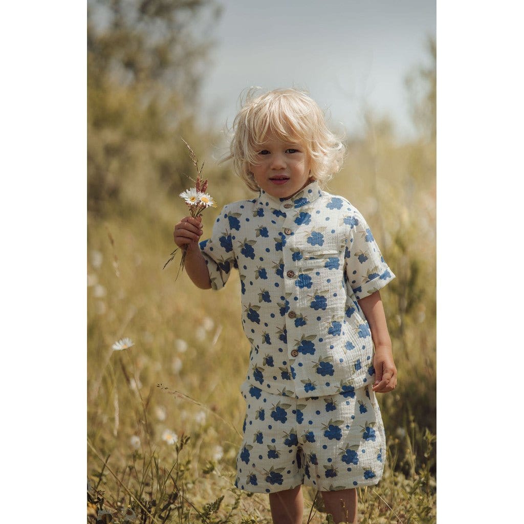 Lil' Paradise Copenhagen Kids & Babies - Mother & Kids - Boys' Baby Clothing - Clothing Sets Organic Blueberring Shirt