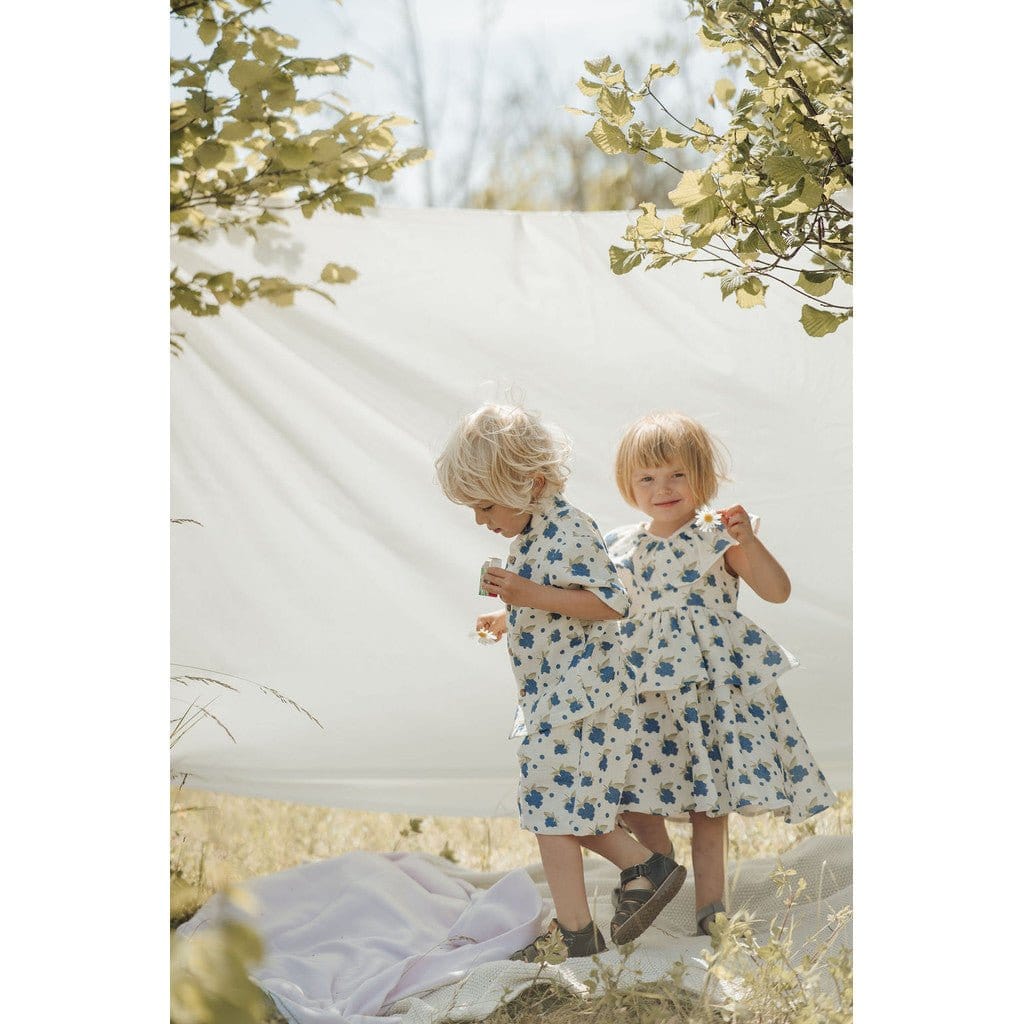 Lil' Paradise Copenhagen Kids & Babies - Mother & Kids - Boys' Baby Clothing - Clothing Sets Organic Blueberry Frill Dress