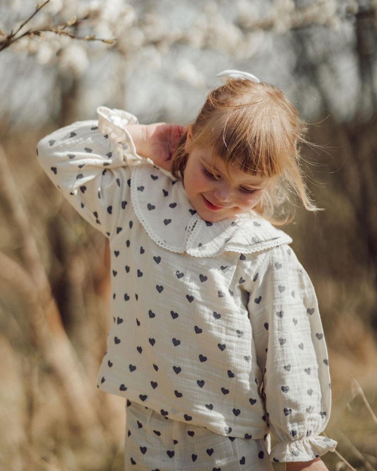 Lil' Paradise Copenhagen Kids & Babies - Mother & Kids - Boys' Baby Clothing - Clothing Sets Organic Heart Garden Blouse