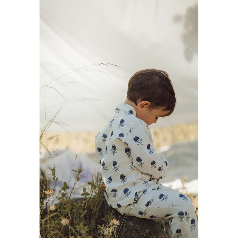 Lil' Paradise Copenhagen Kids & Babies - Mother & Kids - Boys' Baby Clothing - Clothing Sets Organic Jellyfish Shirt