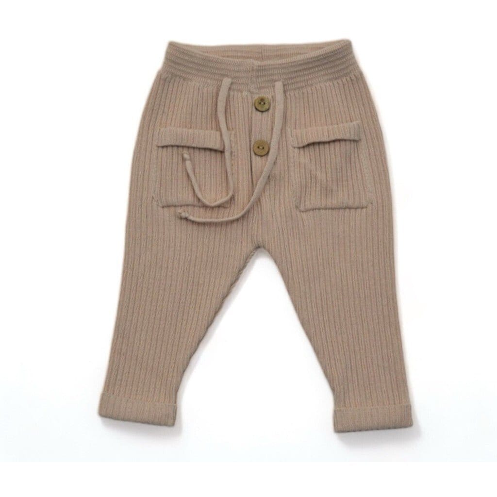 Lil' Paradise Copenhagen Kids & Babies - Mother & Kids - Girls' Clothing - Overalls 1-3m - 62cm Buttery Soft Knit Pants Beige