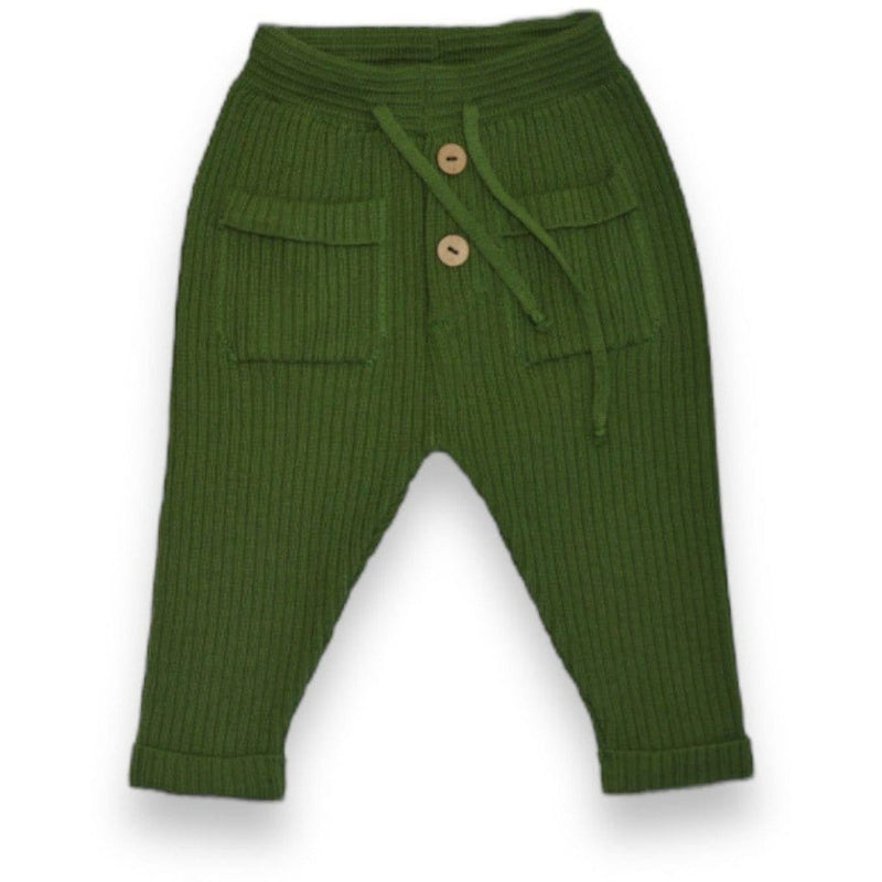Lil' Paradise Copenhagen Kids & Babies - Mother & Kids - Girls' Clothing - Overalls 1-3m - 62cm Buttery Soft Knit Pants Green
