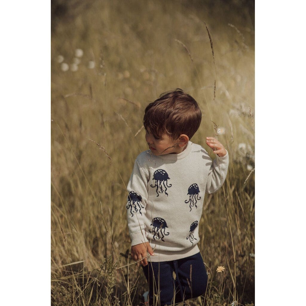 Lil' Paradise Copenhagen Kids & Babies - Mother & Kids - Girls' Clothing - Overalls 3-6m - 68cm Organic Jellyfish Sweater