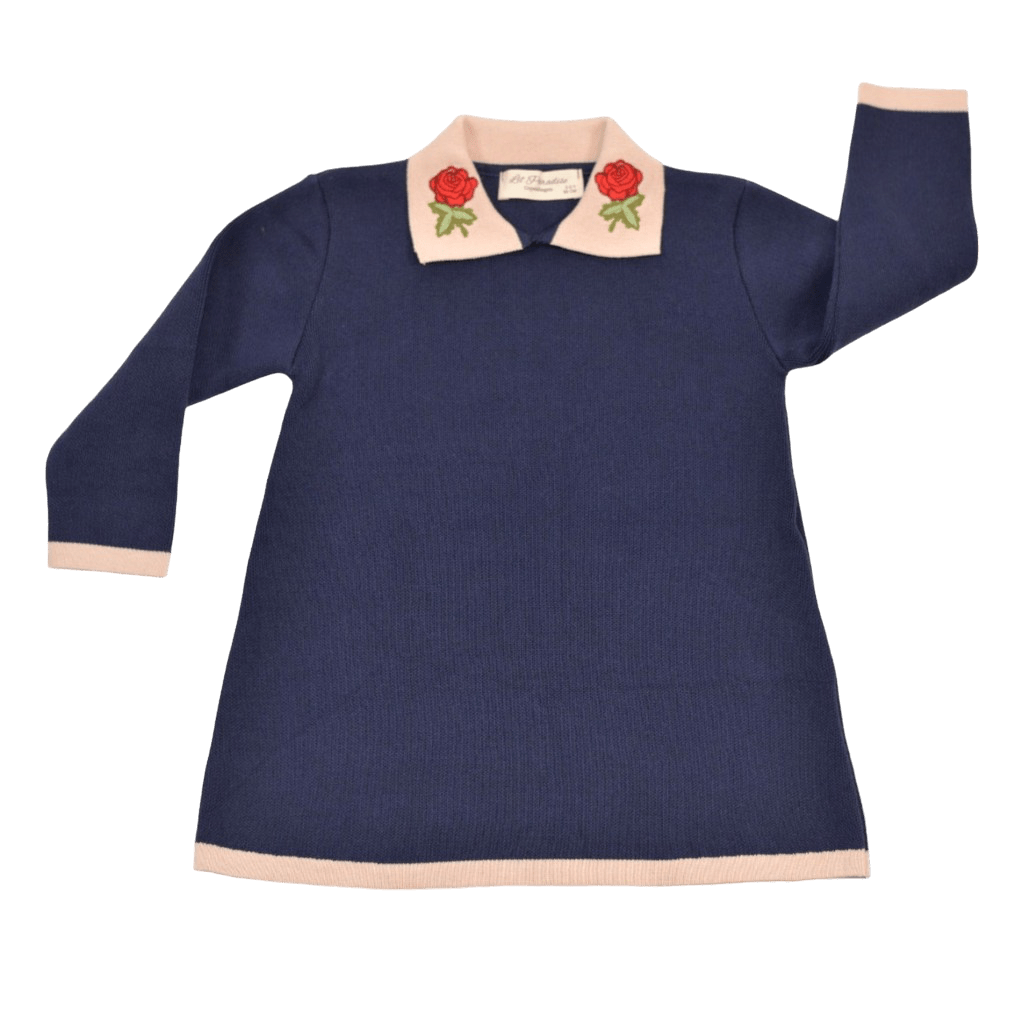 Lil' Paradise Copenhagen Kids & Babies - Mother & Kids - Girls' Clothing - Overalls 6-9m - 74cm Navy Rose Dress