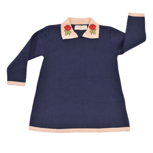 Lil' Paradise Copenhagen Kids & Babies - Mother & Kids - Girls' Clothing - Overalls 6-9m - 74cm Navy Rose Dress