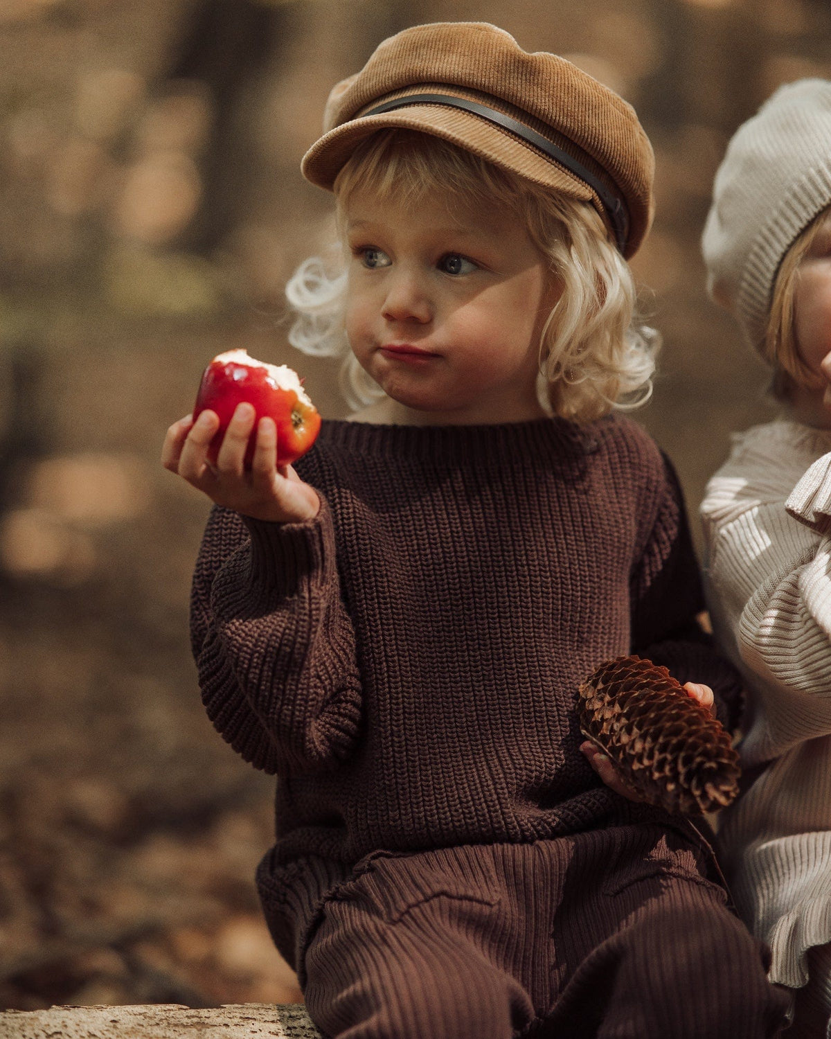 Lil' Paradise Copenhagen Kids & Babies - Mother & Kids - Girls' Clothing - Overalls Bello Sweater Brown