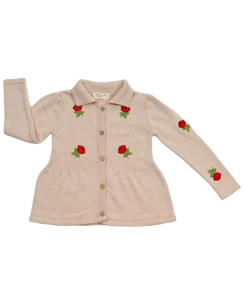 Lil' Paradise Copenhagen Kids & Babies - Mother & Kids - Girls' Clothing - Overalls Elegant Rose Cardigan