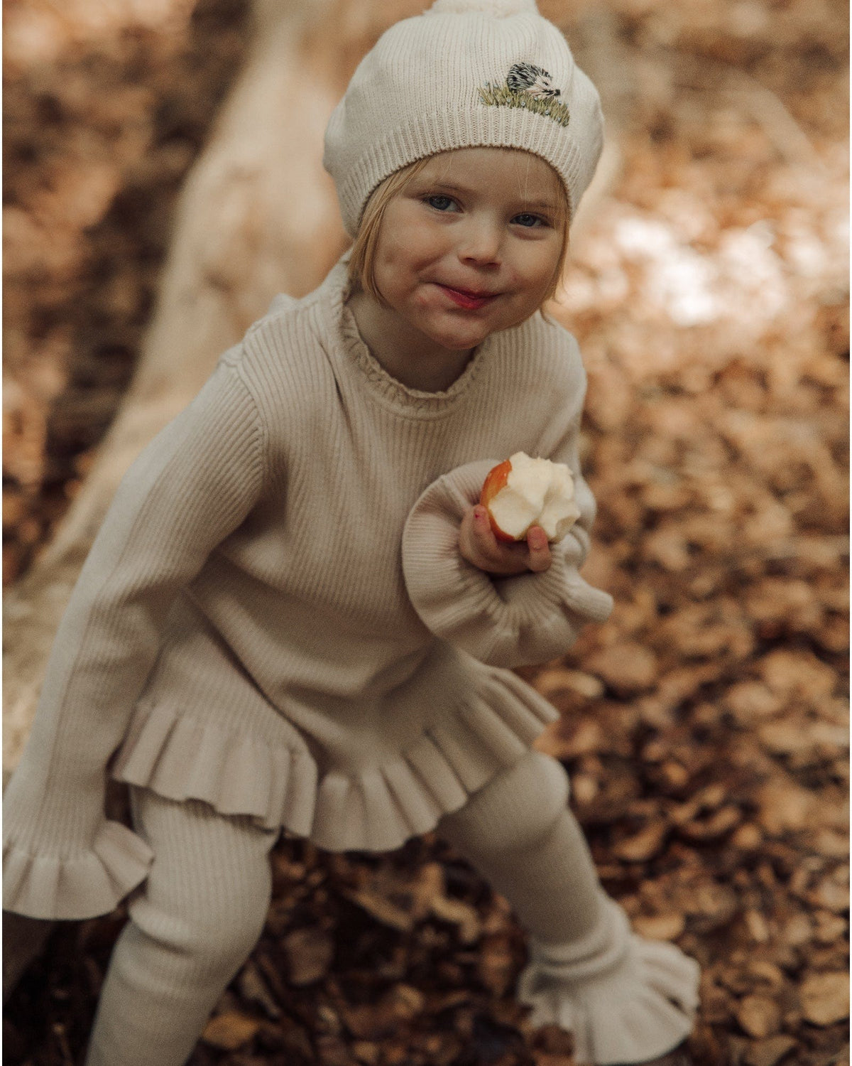 Lil' Paradise Copenhagen Kids & Babies - Mother & Kids - Girls' Clothing - Overalls Frilly Knit Pants