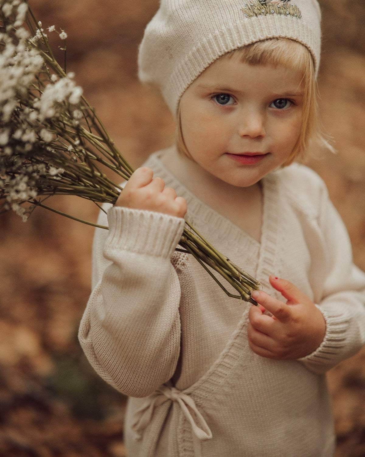 Lil' Paradise Copenhagen Kids & Babies - Mother & Kids - Girls' Clothing - Overalls Icon Kimono Cardigan Beige