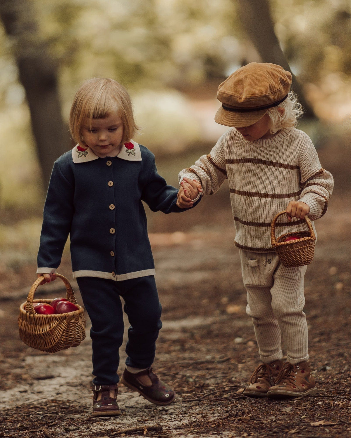 Lil' Paradise Copenhagen Kids & Babies - Mother & Kids - Girls' Clothing - Overalls Navy Rose Cardigan